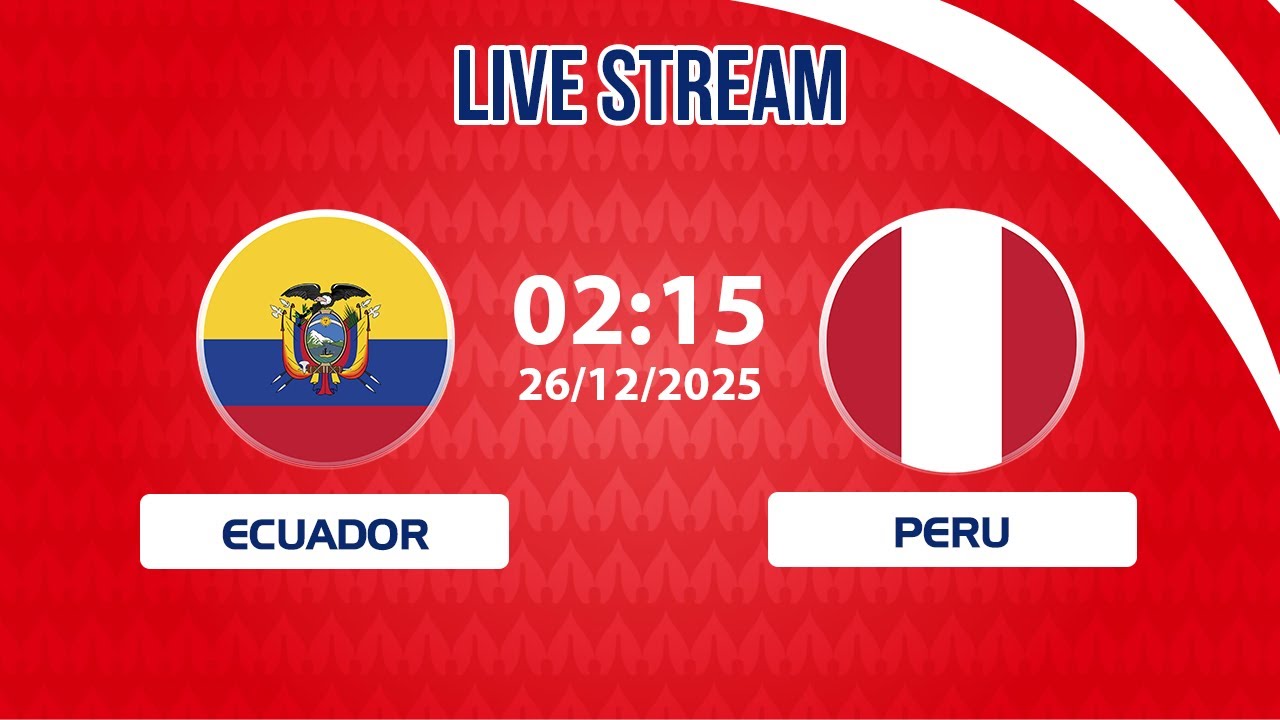 🔴 A Test Of Strength And Mentality! Ecuador vs Peru