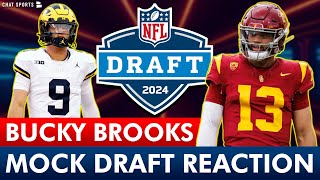 2024 NFL Mock Draft From NFL Network’s Bucky Brooks: Drake Maye NOT Going Top 10 | Round 1 Picks