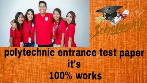 polytechnic entrance exam question paper| indian shyana