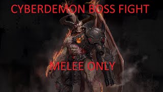 DOOM: The Dark Ages - Cyberdemon Boss Fight Melee ONLY Nightmare