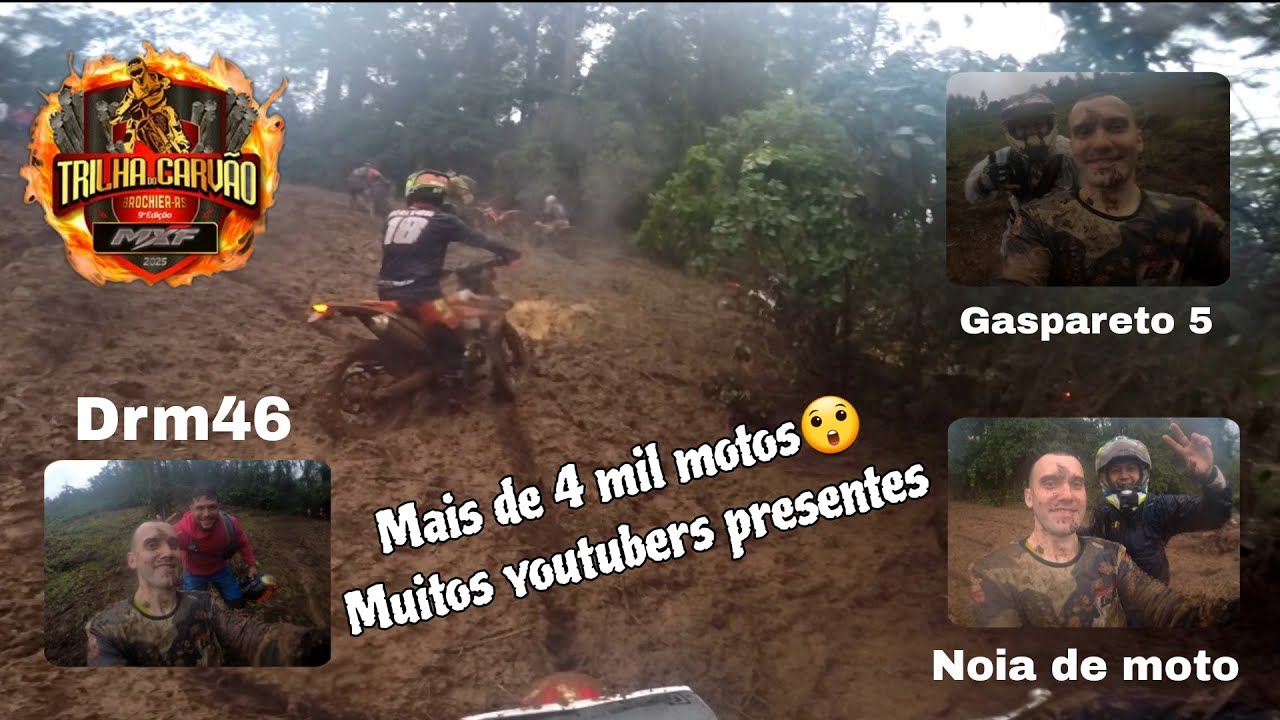 1°Parte - 9° TRILHA DO CARVÃO EM BROCHIER ✊️