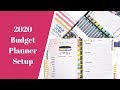 2020 Budget Planner Setup