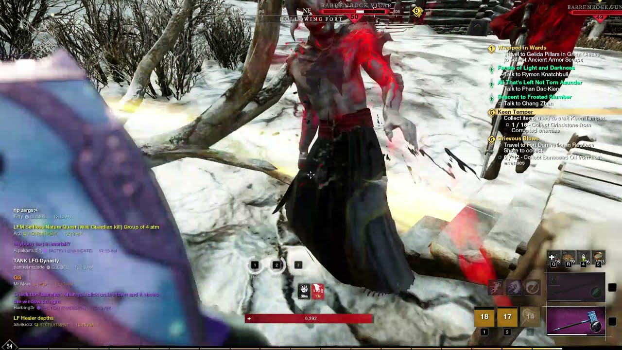 Keen Temper QUEST Great Cleave Part Gameplay in NEW WORLD YouTube