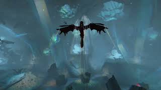 Guild Wars 2 | Griffon flying in Tangled Depths