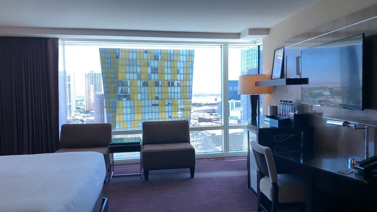 aria las vegas room tour