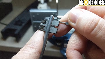 Open SAM lock (CAM замок) with Prodecoder Automatic 4x4