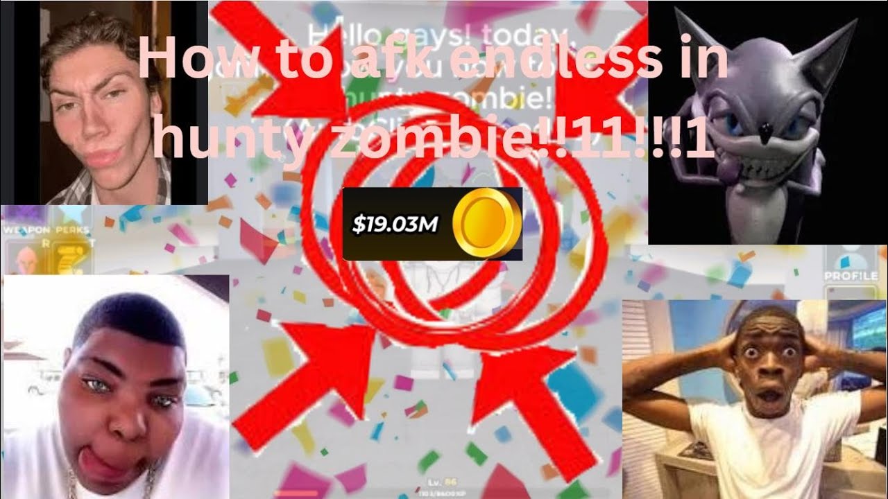 How to afk endless in Hunty Zombies