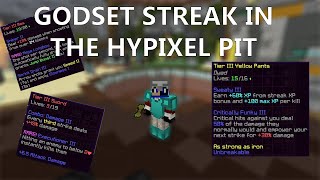 GODSET XP STREAK - Hypixel Pit