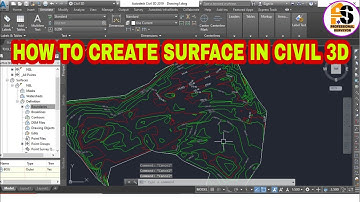 How to create surface in Civil 3D | Civil 3D surface creation ||Contour lines, Lesson 02.