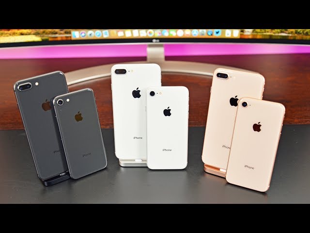 Apple iPhone 8 vs 8 Plus: Unboxing & Review (All Colors