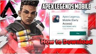 How to Download APEX LEGENDS MOBILE soft launch || connect with Singapore server || screenshot 5