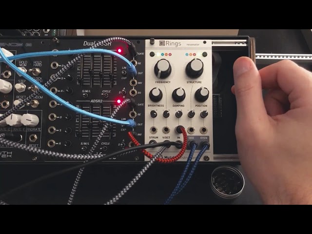 Mutable Instruments - RINGS - Extended No-Talking Demonstration (Eurorack / Modular)