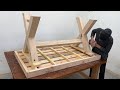 Amazing Old Wood Recycling Project For Work Woodworking Cheap - Top Table Build Idea From Scrap Wood