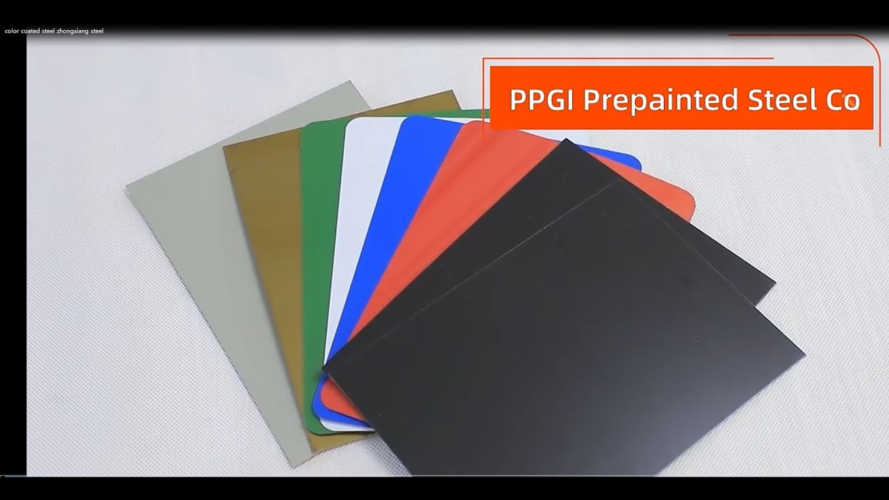 color coated steel zhongxiang steel