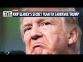 Republican Leader's Secret Plan To Sabotage Trump