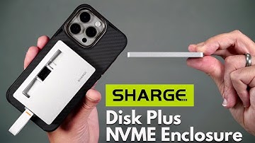 SHARGE Disk Plus NVME Enclosure - Every enclosure should have this!