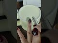 Purple glass - bead cat eye nail tutorial! Easy steps for a chic, shiny manicure. #CatEyeNails#TAYE