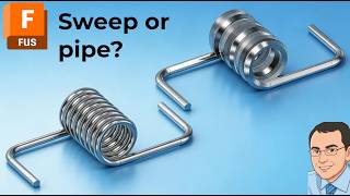 Pipe vs Sweep + Plane Along Path, Fusion 360