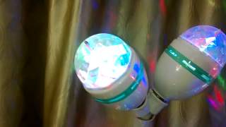 LED Mini Party Light,colorful rotating lamp,RGB stage lamp