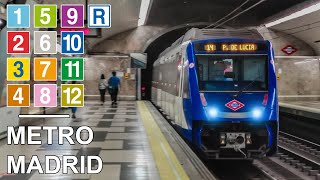 🇪🇸 Madrid Metro - All the Lines / Todas las Lineas (2021) (4K)