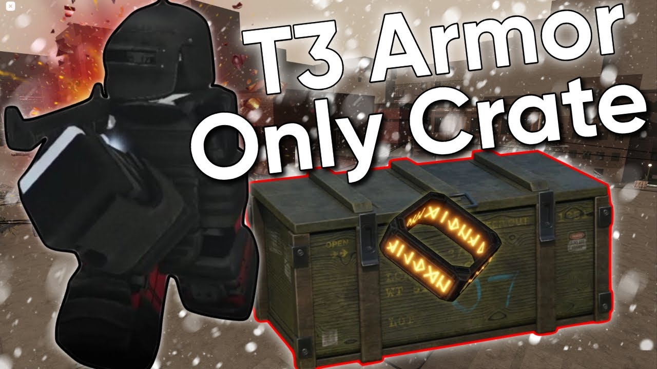 Only Crate Challenge Got relic and T3 armor | Criminality roblox