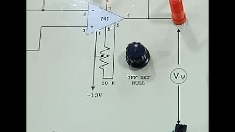 OPAMP - Offset null Procedure