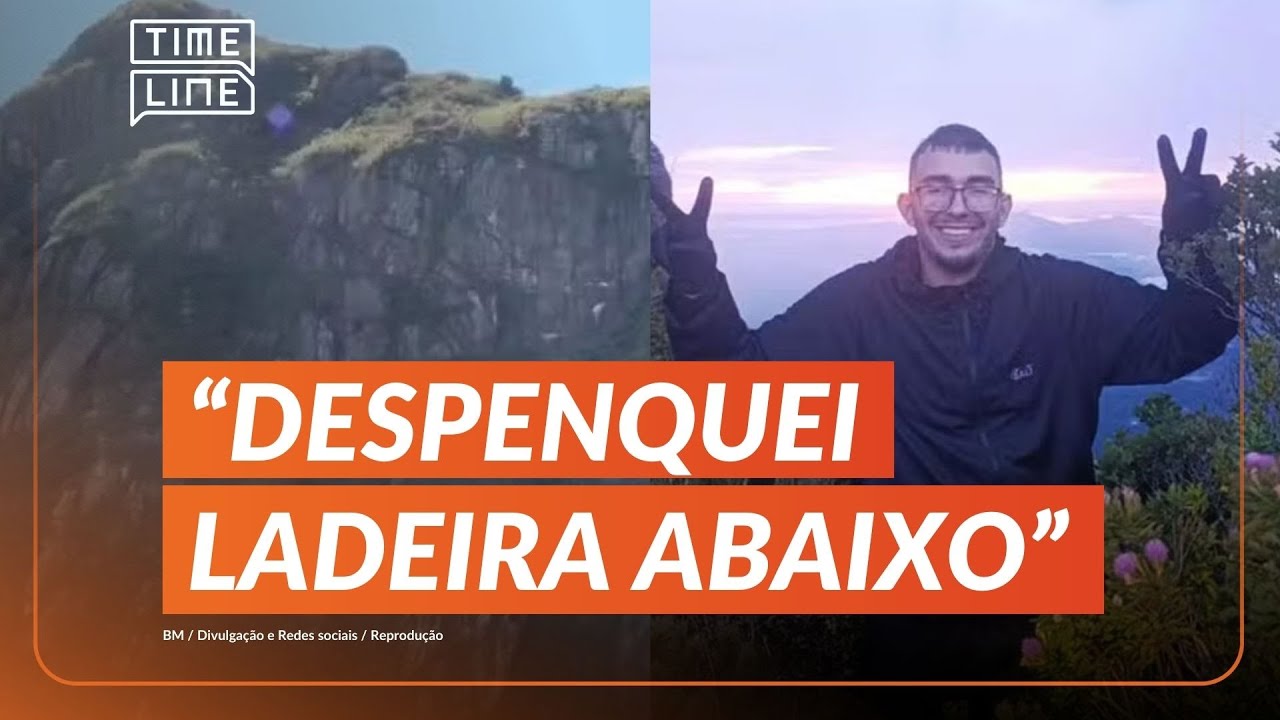 EXCLUSIVA: jovem que desapareceu no Pico Paraná diz que caiu após seguir caminho errado | Timeline