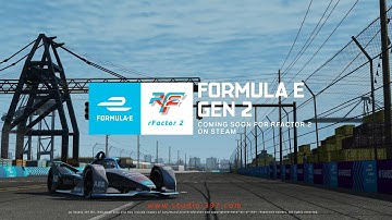 The Formula E Gen2 car in rFactor 2