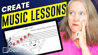 Create AMAZING Music Lesson Animated Video with Doodly