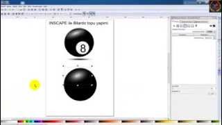 INSCAPE ile Bilardo topu yapilisi screenshot 2