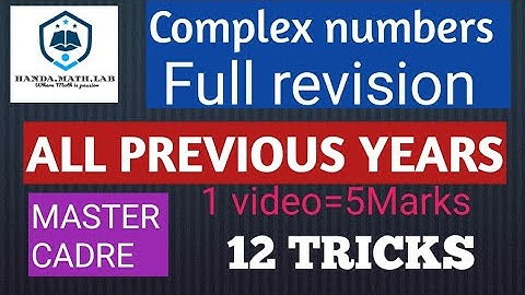 Revision of Complex number||all tricks in one Video||Master cadre||jee main||DSSSB||NVS||KVS
