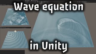Can you simulate waves in Unity? Create realistic water effects using wave equation - Unity Tutorial screenshot 2