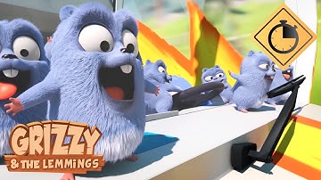 🐻15 minutes of Grizzy & the Lemmings // Compilation #9 - Grizzy & the Lemmings