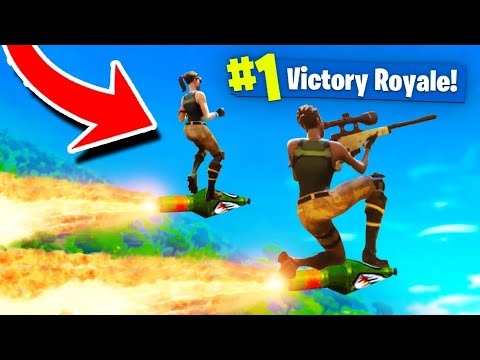 The DOUBLE ROCKET Ride Strategy in Fortnite!