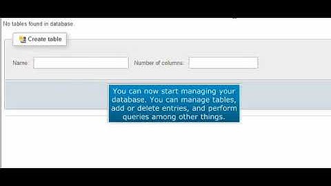 How To Manage A Mysql Database With Phpmyadmin In Cpanel  By webanchor.net