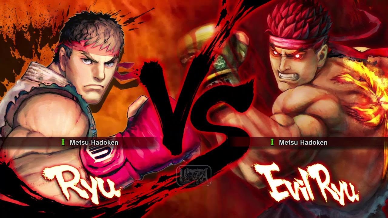 Ultra Street Fighter 4 Ryu Vs Evil Ryu [Hardest] YouTube