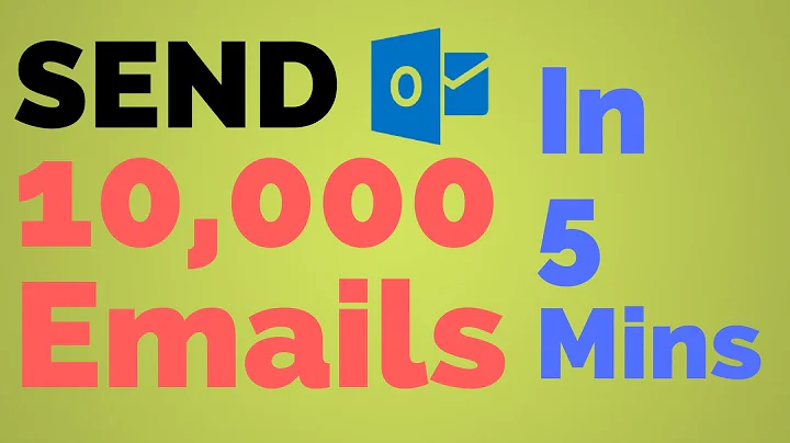 Send 10,000 Emails In 5 Mins | Outlook Email Marketing