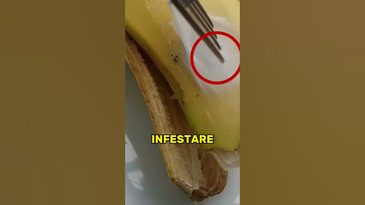 Daca vezi asta pe o banana nu o manca