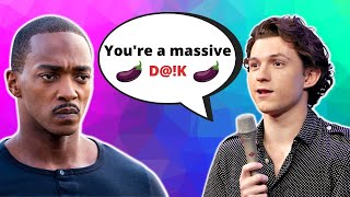 Tom Holland Roasts Anthony Mackie Once Again | MCU 2022 |