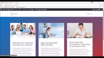 Implementation of Divi Blog Extras with Divi Background Gradient Color