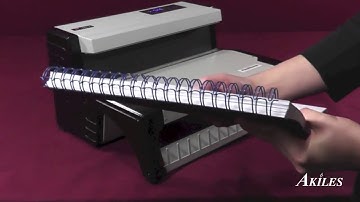 Akiles FlexiCloser Automatic Wire Closer Wire Binding Machine Demo