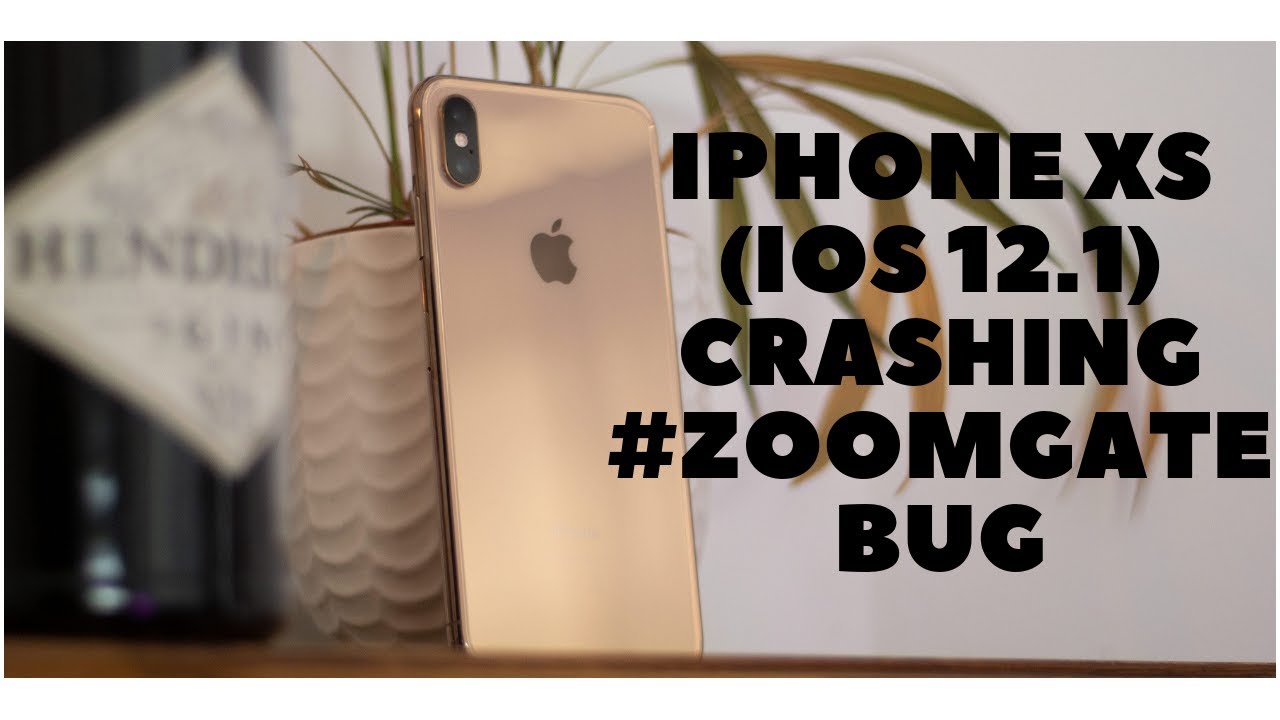 iPhone XS iOS 12.1 crashing Zoom Gate issue with a Fix
