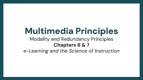 Modality Principle Video updated