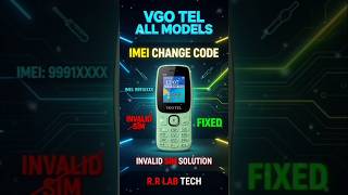 VGO TEL All Models IMEI Change Code | Invalid SIM Solution 2026
