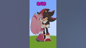 Thumbnail of AMY ROSE with SHADOW?! 😮😳🤩 #shorts