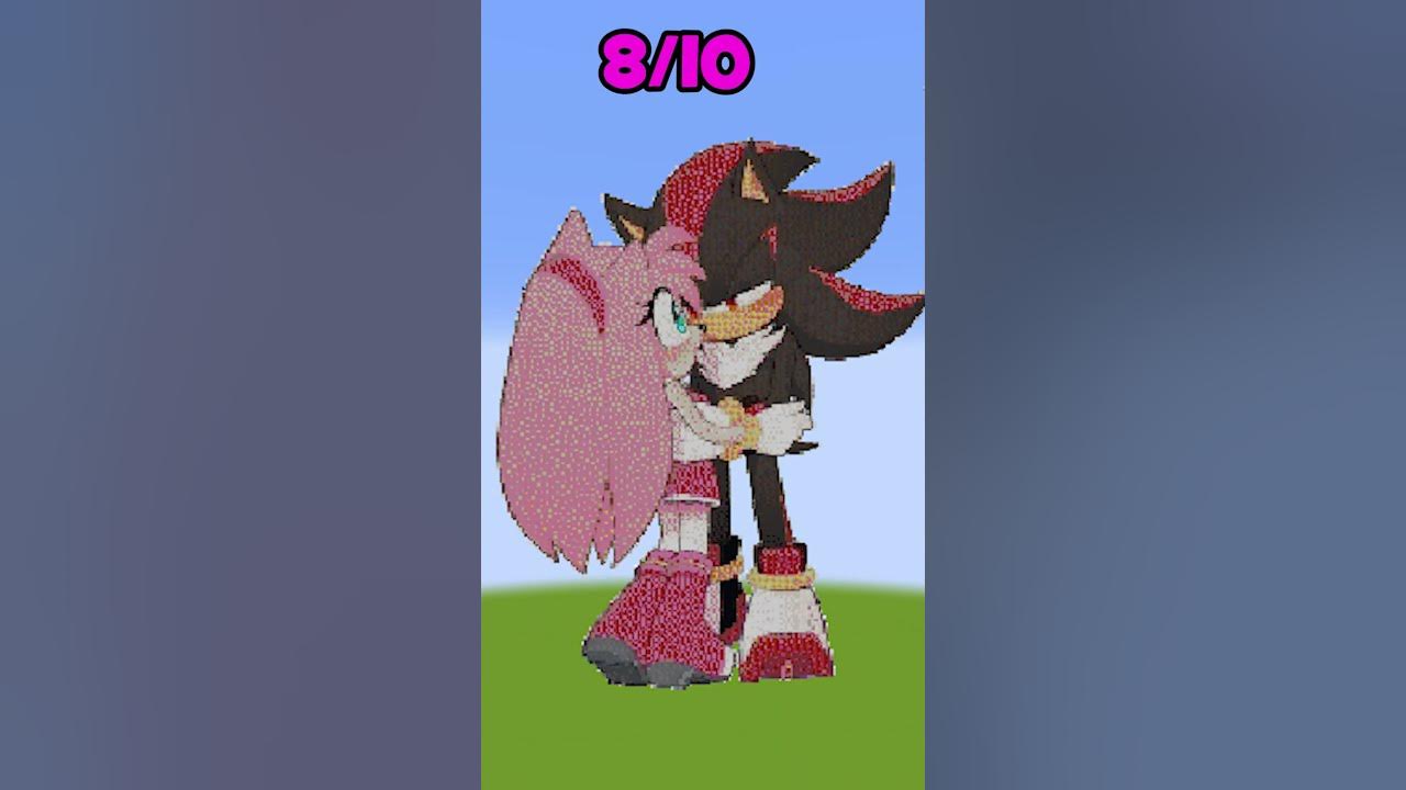 AMY ROSE with SHADOW?! 😮😳🤩 #shorts