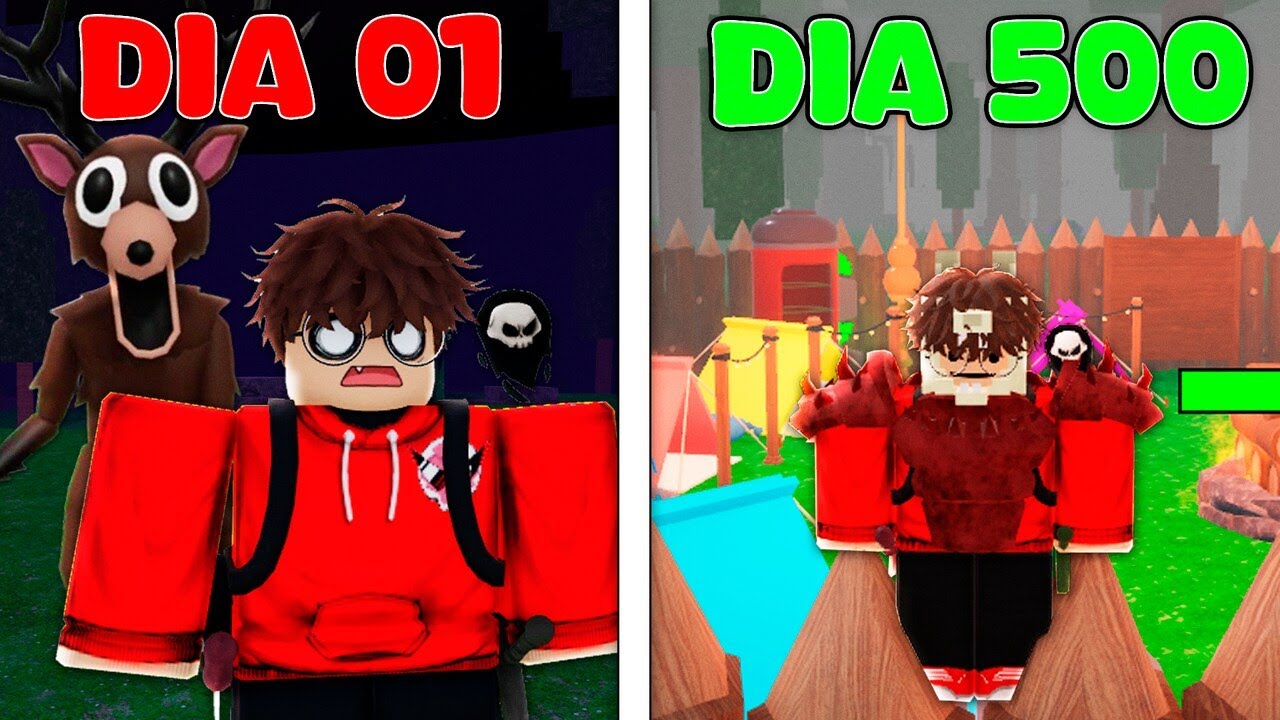 SOBREVIVI 500 DIAS NO 99 NOITES NA FLORESTA