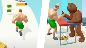 Muscle Rush - Gameplay All Levels Android, iOS Mobile Walkthrough