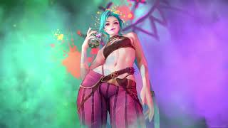 Color Splatter Jinx Live Wallpaper | Color Splatter Jinx 4K screenshot 1
