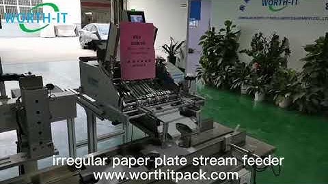 Intelligent auto packaging system irregular paper counting banding machine